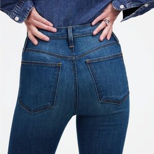 Madewell Jeans Women's 10” High Rise Skinny  Blue Denim size 25